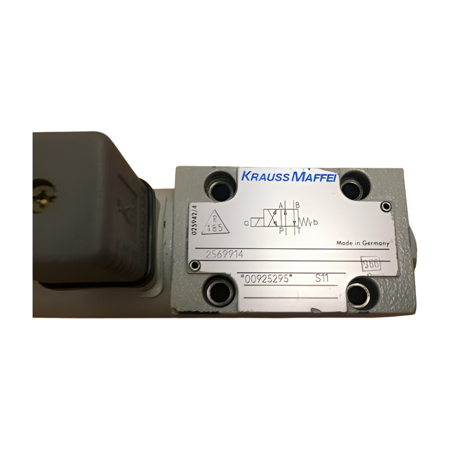 Krauss Mafffei directional valve H51, 2569914, hydraulic SP