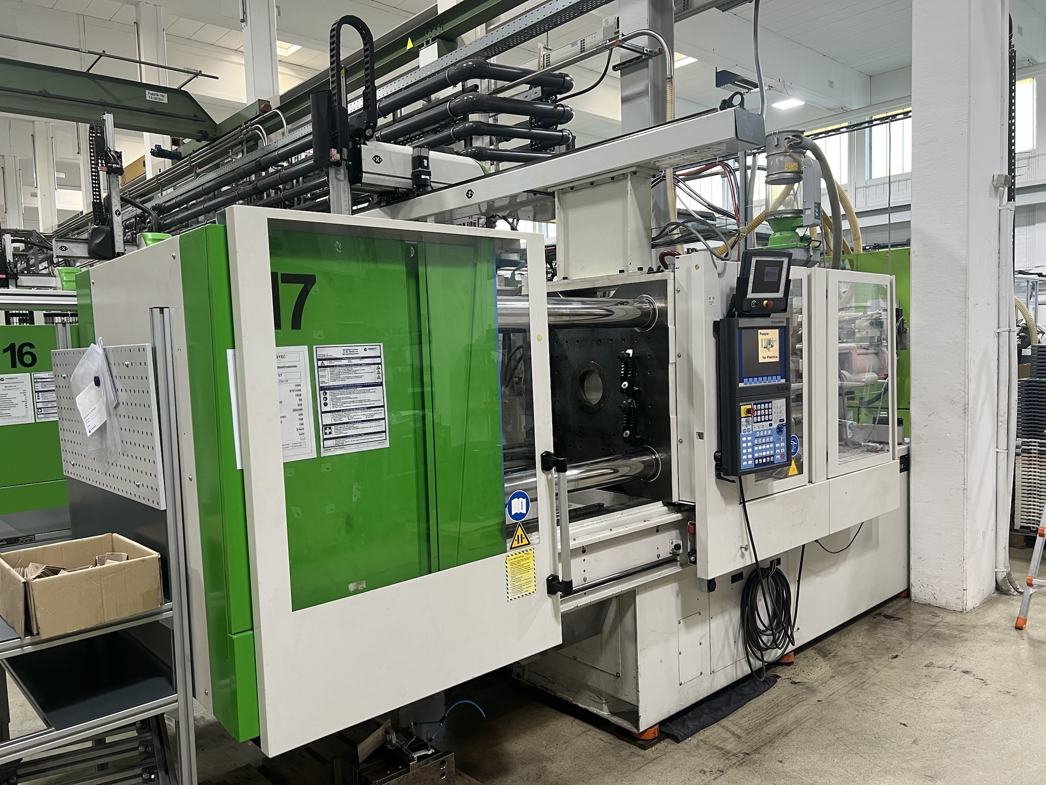 Krauss Maffei KM 160 - 750 CX incl. Krauss Maffei Roboter LRX-S100