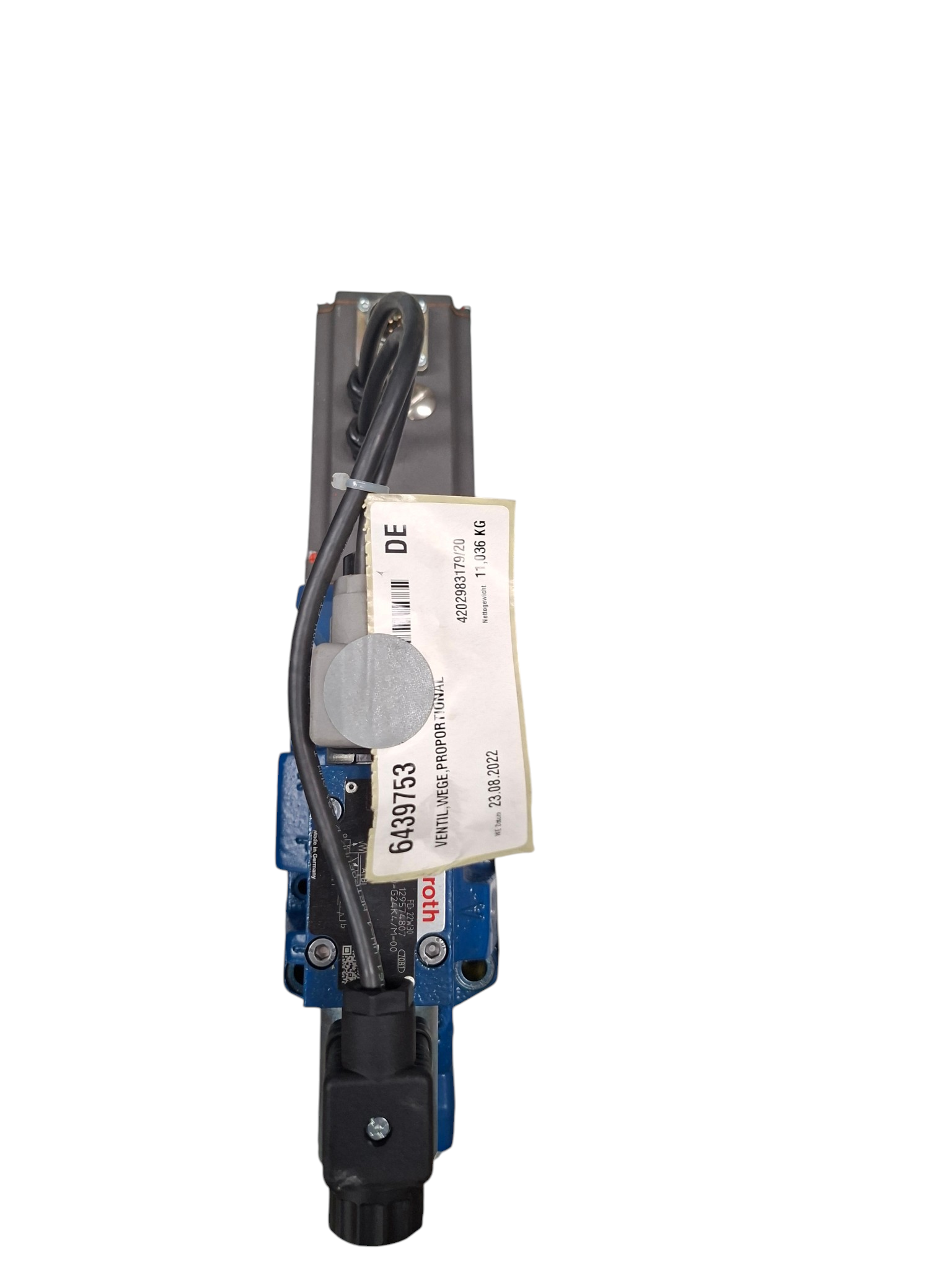 Proportional Directional control valve 4WRKE16E - 125L-3X/6EG24K31/A5D3M, 6439753